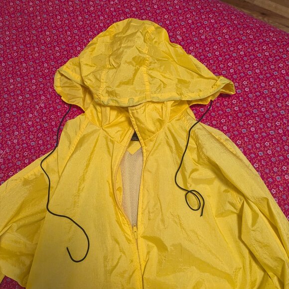 Vintage Eddie Bauer Rain Jacket Gorpcore Hood Zipper Unisex Preppy Classic Vent - Picture 4 of 9